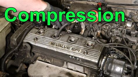 toyota compression test|How To Test Engine Compression (1.6L Toyota Corolla).